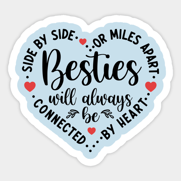 Besties Sticker by Red Bayou